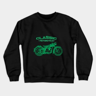 Classic Motorcycle Crewneck Sweatshirt